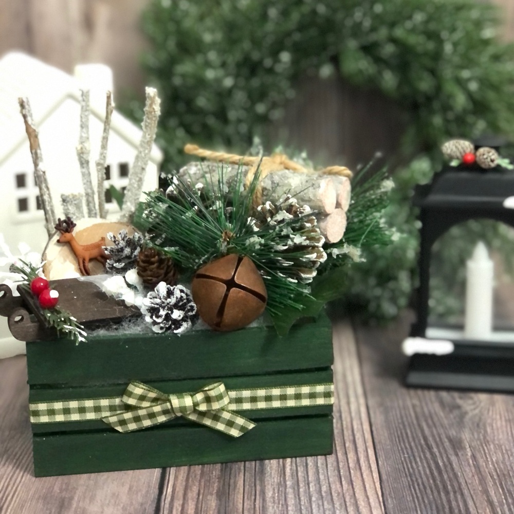Woodland Inspired Holiday Mini Crate